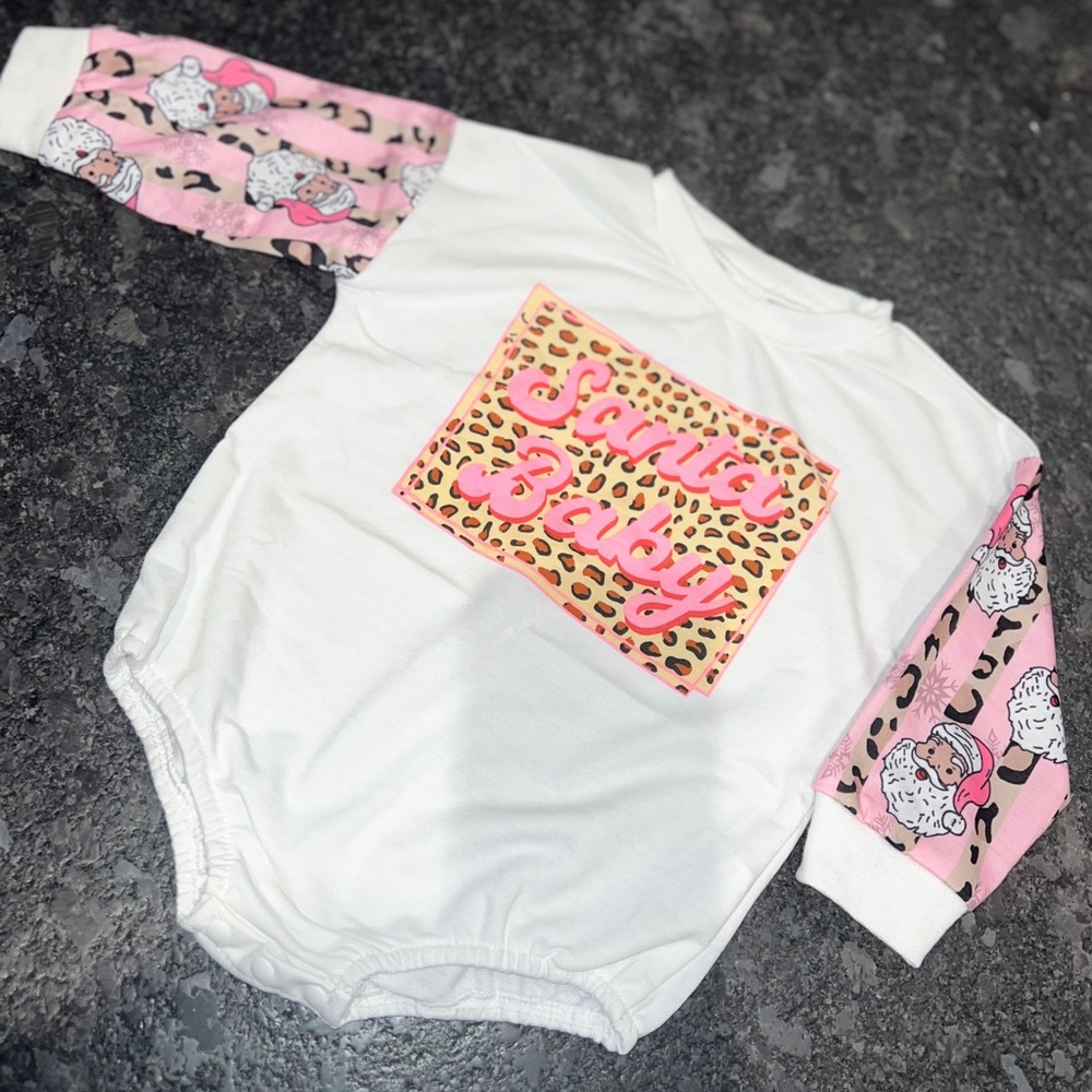 Christmas bubble romper